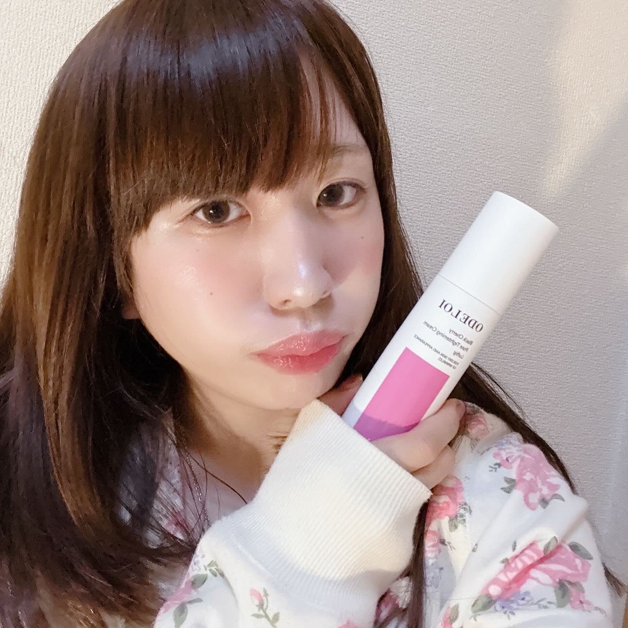 ブラックチェリー 毛穴引き締めクリーム ロフディ/ODELOI/フェイスクリームを使ったクチコミ(4枚目)