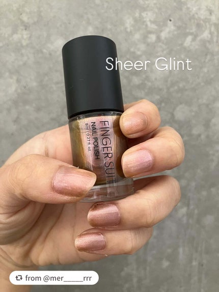 FINGER SUIT ネイルポリッシュ/FINGER SUIT/マニキュアを使ったクチコミ(8枚目)