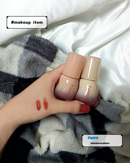 フィー 3Dボリューミンググロス/fwee/リップグロスを使ったクチコミ(1枚目)