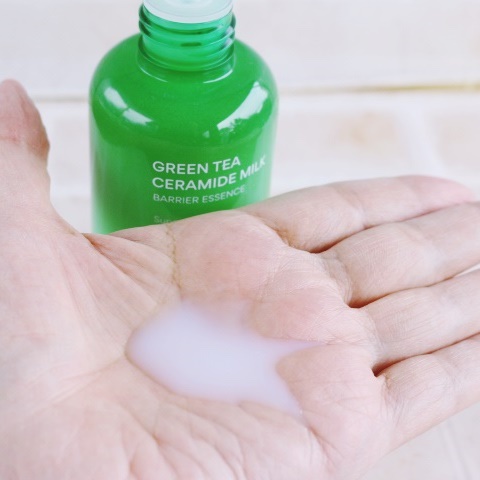 グリーンティー セラミド ミルク エッセンストナー/innisfree/化粧水を使ったクチコミ（3枚目）