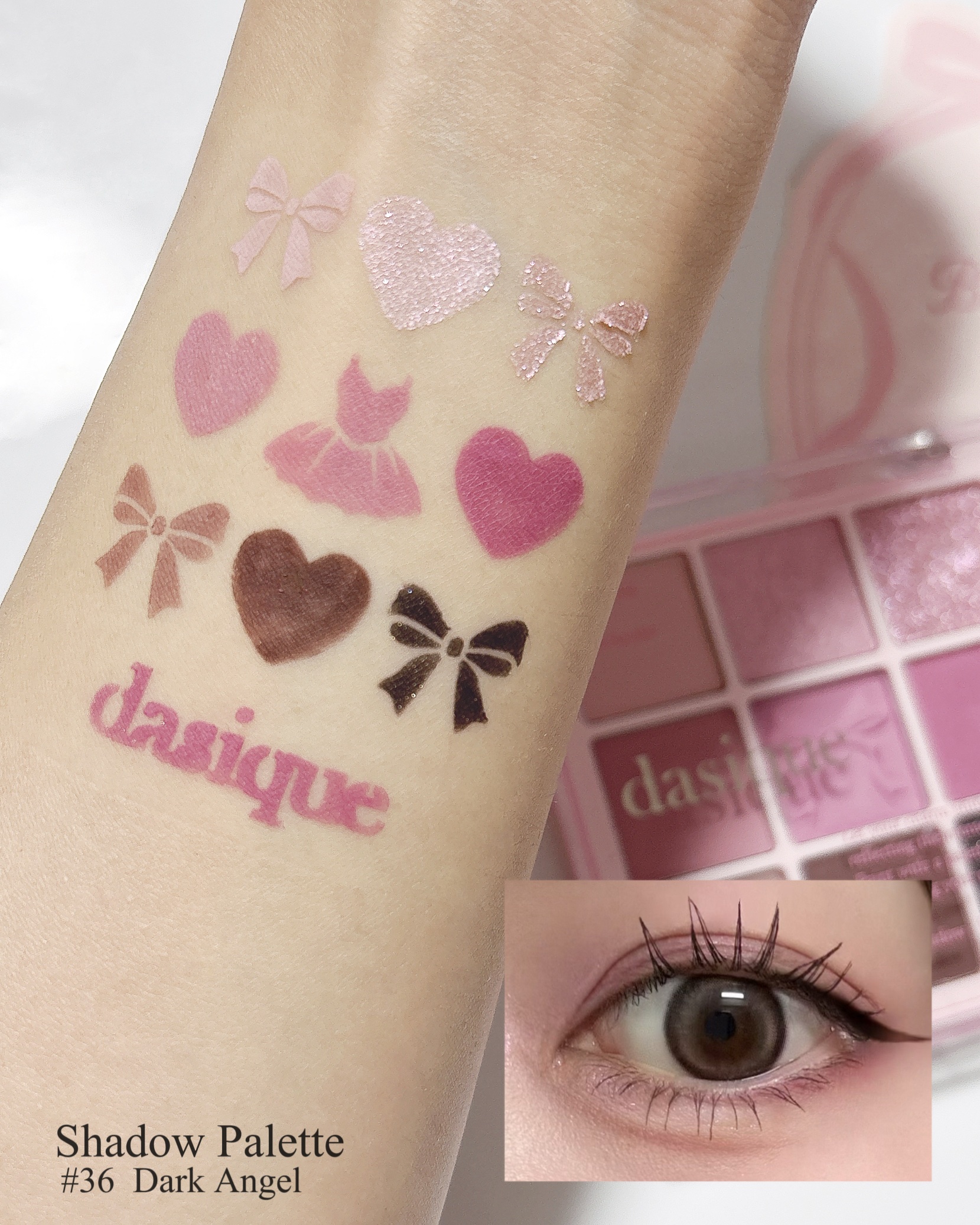 シャドウパレット/dasique/アイシャドウパレットを使ったクチコミ（3枚目）