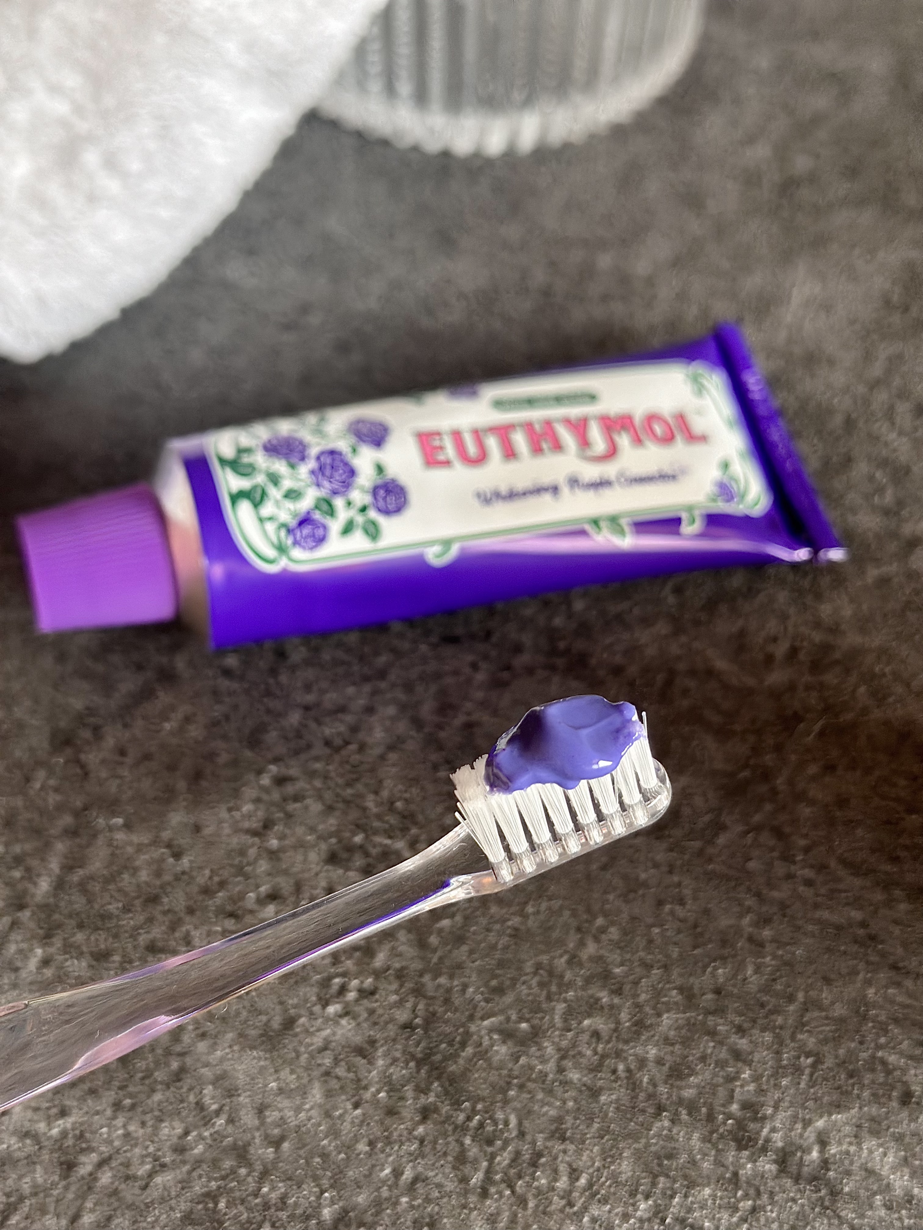 ホワイトニングパープルコレクター歯磨き粉/EUTHYMOL/その他を使ったクチコミ（3枚目）