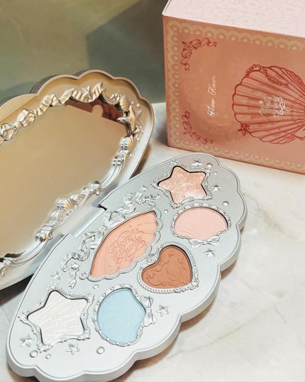 シェルズジュエルコレクション 6色アイシャドウパレット/FlowerKnows/アイシャドウパレットを使ったクチコミ(3枚目)