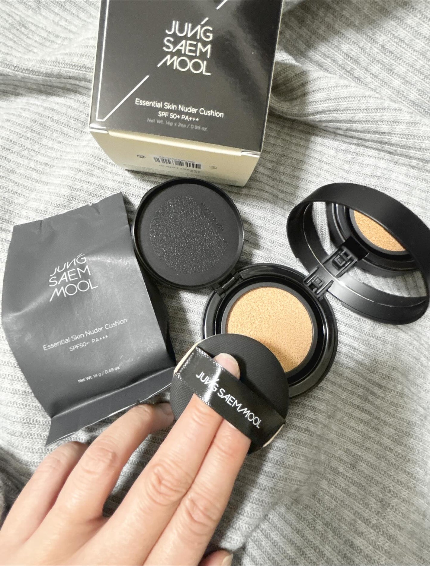 ジョンセンムル エッセンシャル スキン ヌーダー クッション/JUNG SAEM MOOL/クッションファンデーションを使ったクチコミ(5枚目)