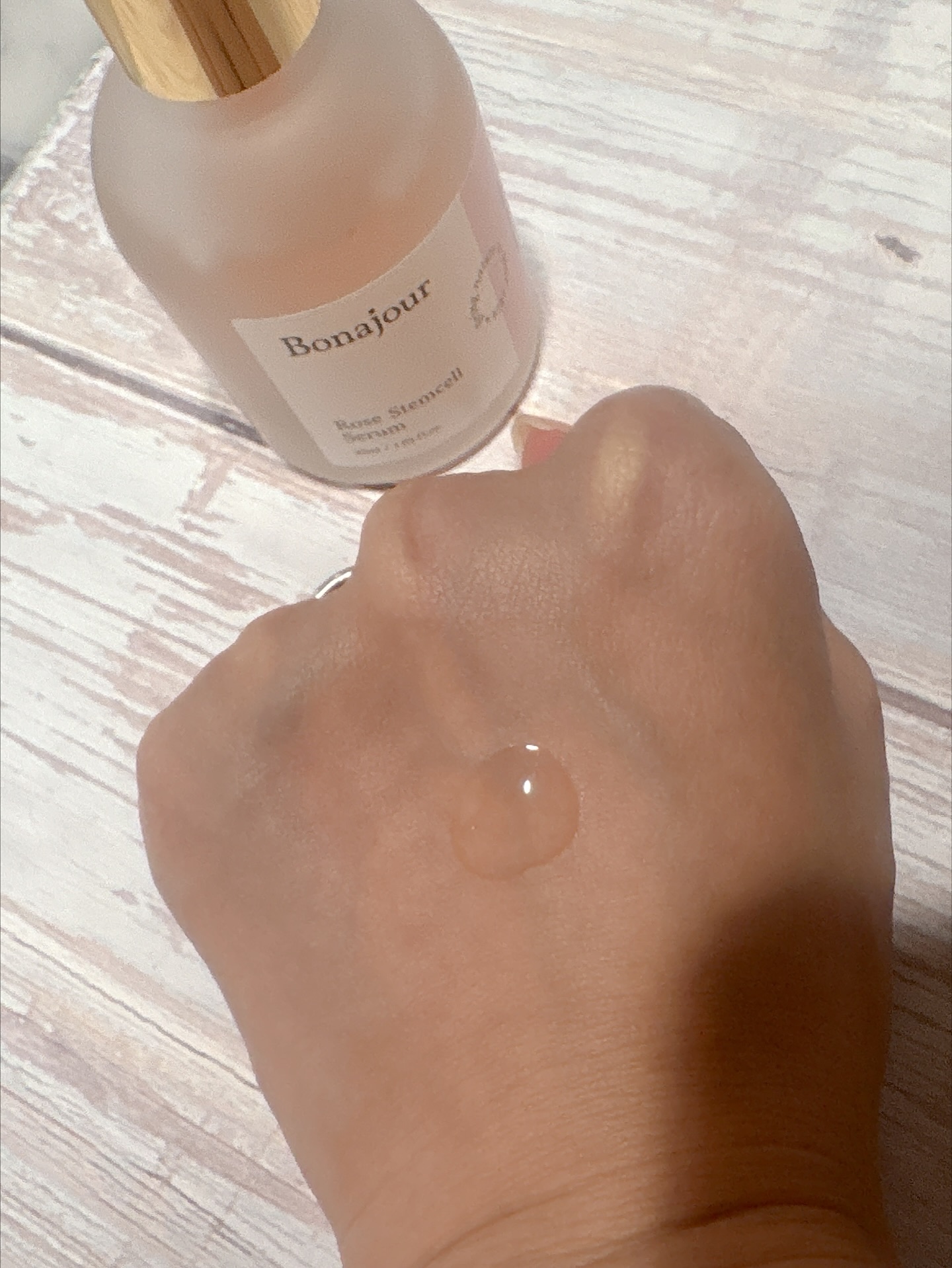 ローズステムセルセラム/Bonajour/美容液を使ったクチコミ（3枚目）