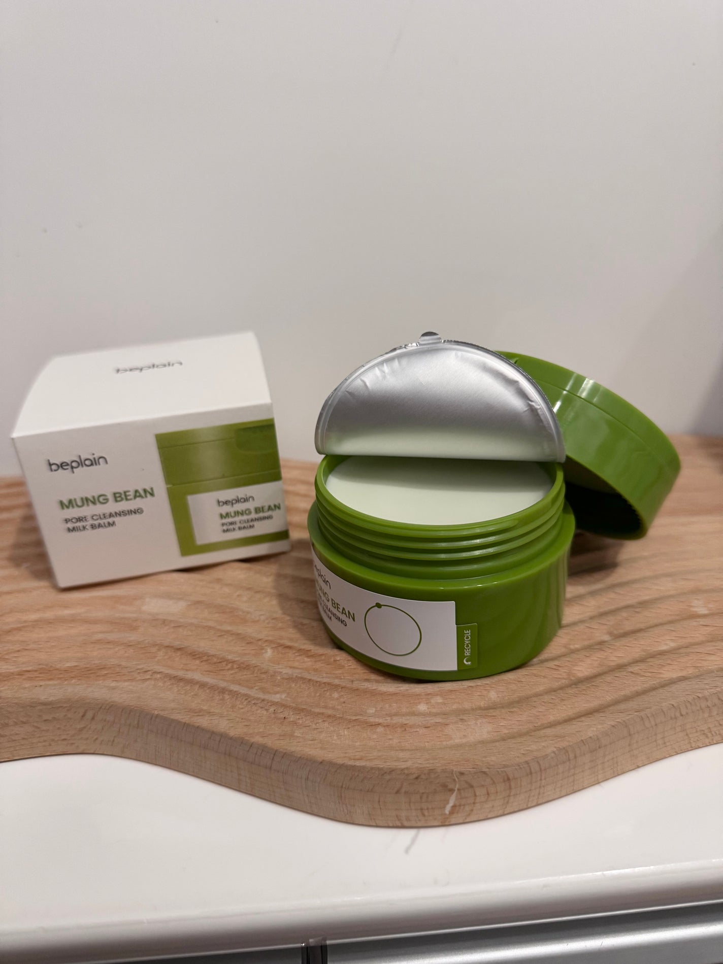 緑豆毛穴クレイパック/beplain/洗い流すパック・マスクを使ったクチコミ(1枚目)