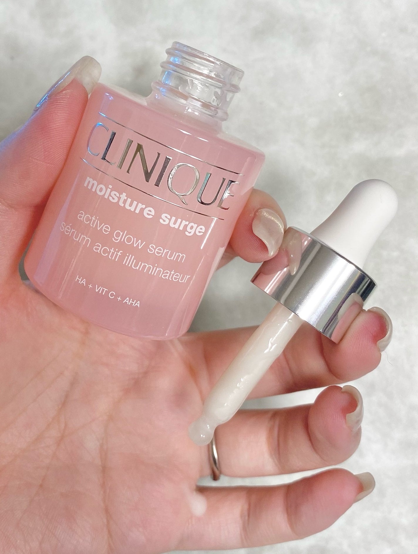 モイスチャー サージ グロウ リファイン セラム(美容液)/CLINIQUE/美容液を使ったクチコミ(5枚目)