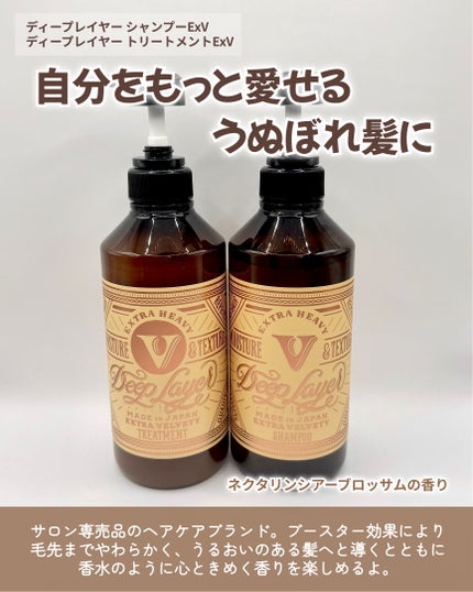 ディープレイヤー シャンプーExV/トリートメントExV 【プロフェッショナルユース】 トリートメント(470g)/DeepLayer/サロンシャンプーを使ったクチコミ(2枚目)