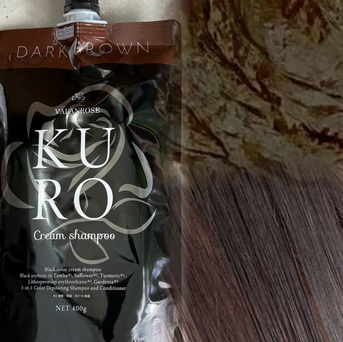 KUROクリームシャンプー/VALANROSE/市販シャンプーを使ったクチコミ（2枚目）