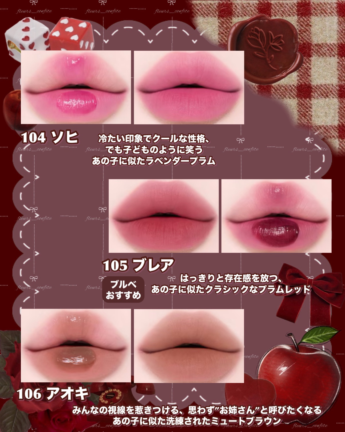 ブラーレットソルベティント/tiptoe/リップティントを使ったクチコミ（3枚目）