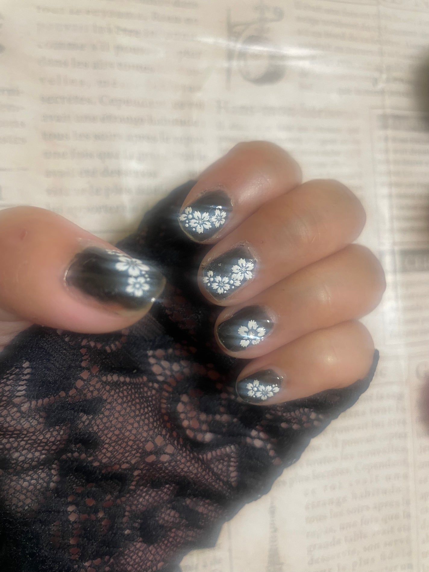 bom89 on LIPS 「ネイル備忘録💅ちょっと急いで手抜きネイルです。今日は時間が押し..」(1枚目)