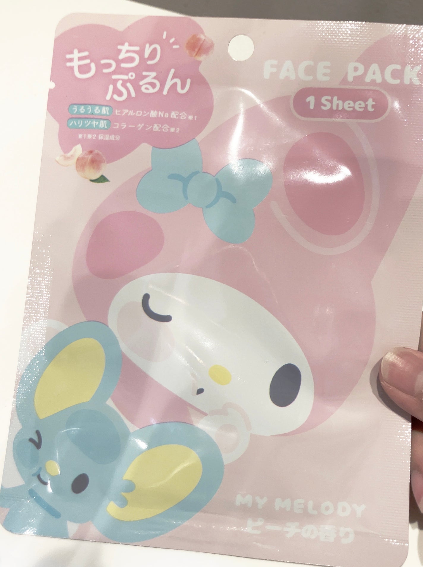 サンリオキャラクターズ フェイスパック/サンリオ/シートマスク・パックを使ったクチコミ(1枚目)