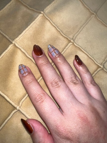 ジェルネイル(ライト対応)/セリア/ジェルネイルを使ったクチコミ(3枚目)