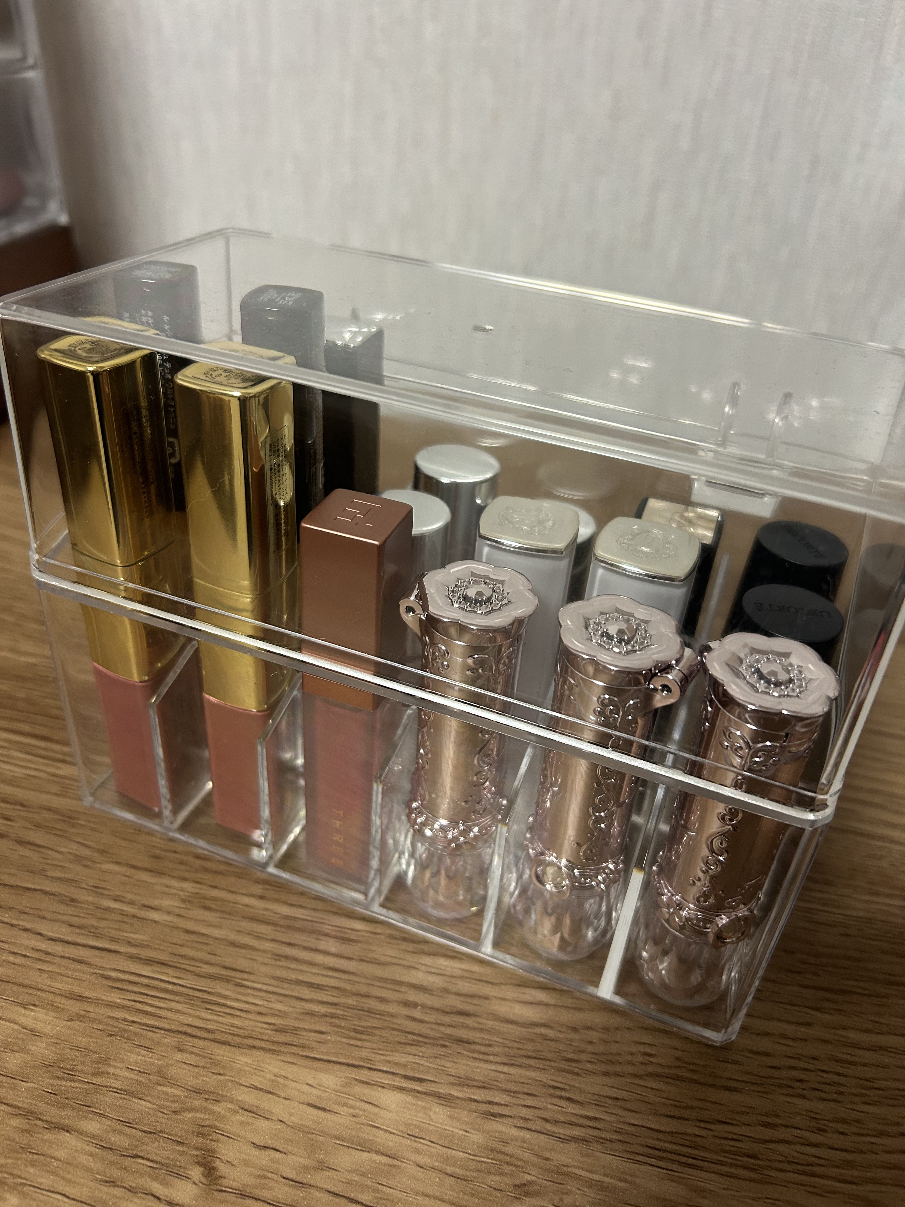 透明収納ケース(フタ付、A)/DAISO/その他を使ったクチコミ（1枚目）