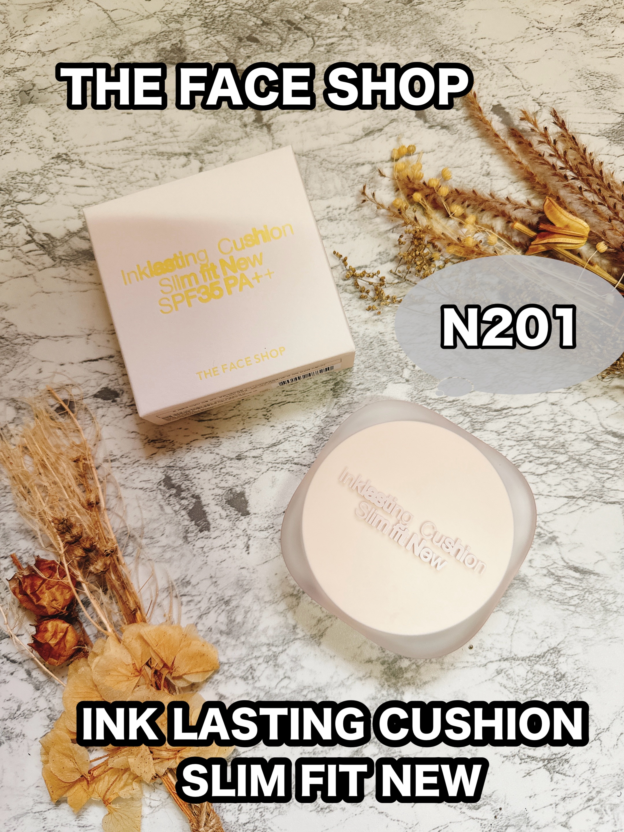 インクラスティングクッションファンデーション/THE FACE SHOP/クッションファンデーションを使ったクチコミ（1枚目）