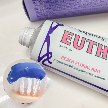 ホワイトパープル歯みがき ピーチフローラルミントの香り/EUTHYMOL/歯磨き粉を使ったクチコミ(2枚目)