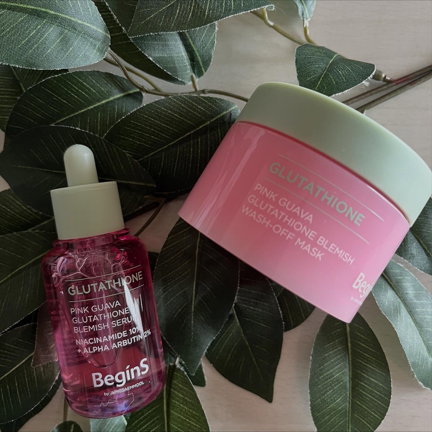 Pink Guava Glutathione Blemish wash-off mask /BeginS by JUNGSAEMMOOL/洗い流すパック・マスクを使ったクチコミ（1枚目）