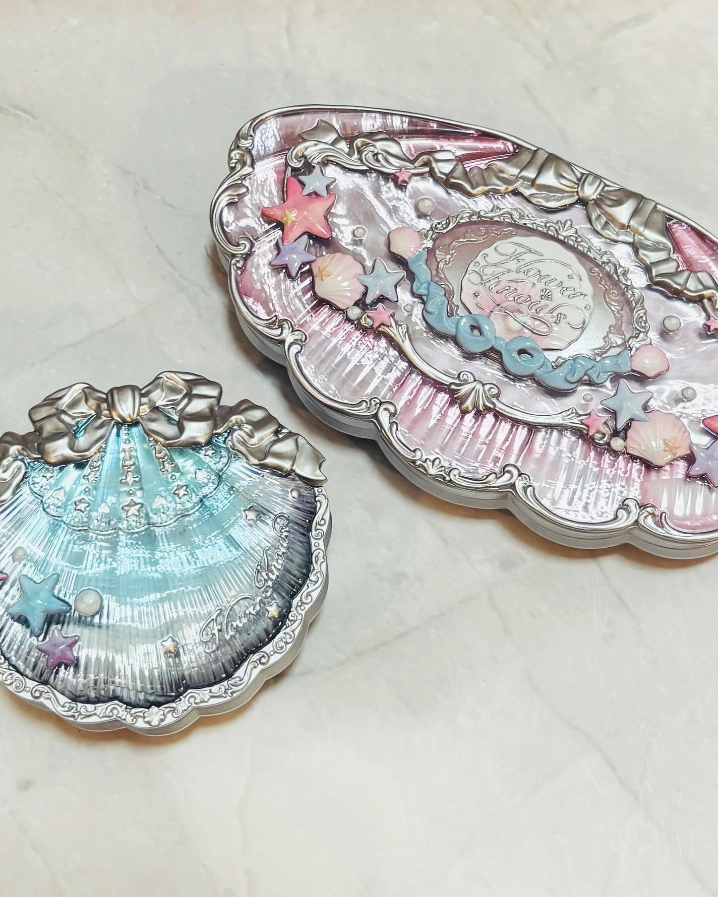 シェルズジュエルコレクション 6色アイシャドウパレット/FlowerKnows/アイシャドウパレットを使ったクチコミ(6枚目)