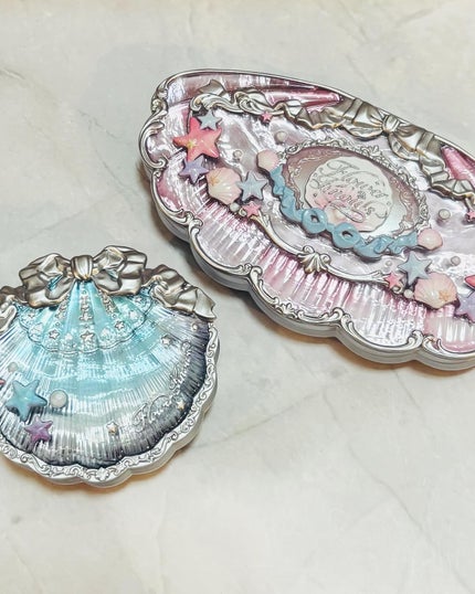 シェルズジュエルコレクション 6色アイシャドウパレット/FlowerKnows/アイシャドウパレットを使ったクチコミ(6枚目)