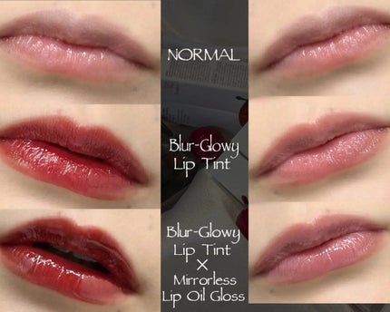 ブラーグロイリップティント/Dinto/リップティントを使ったクチコミ(4枚目)