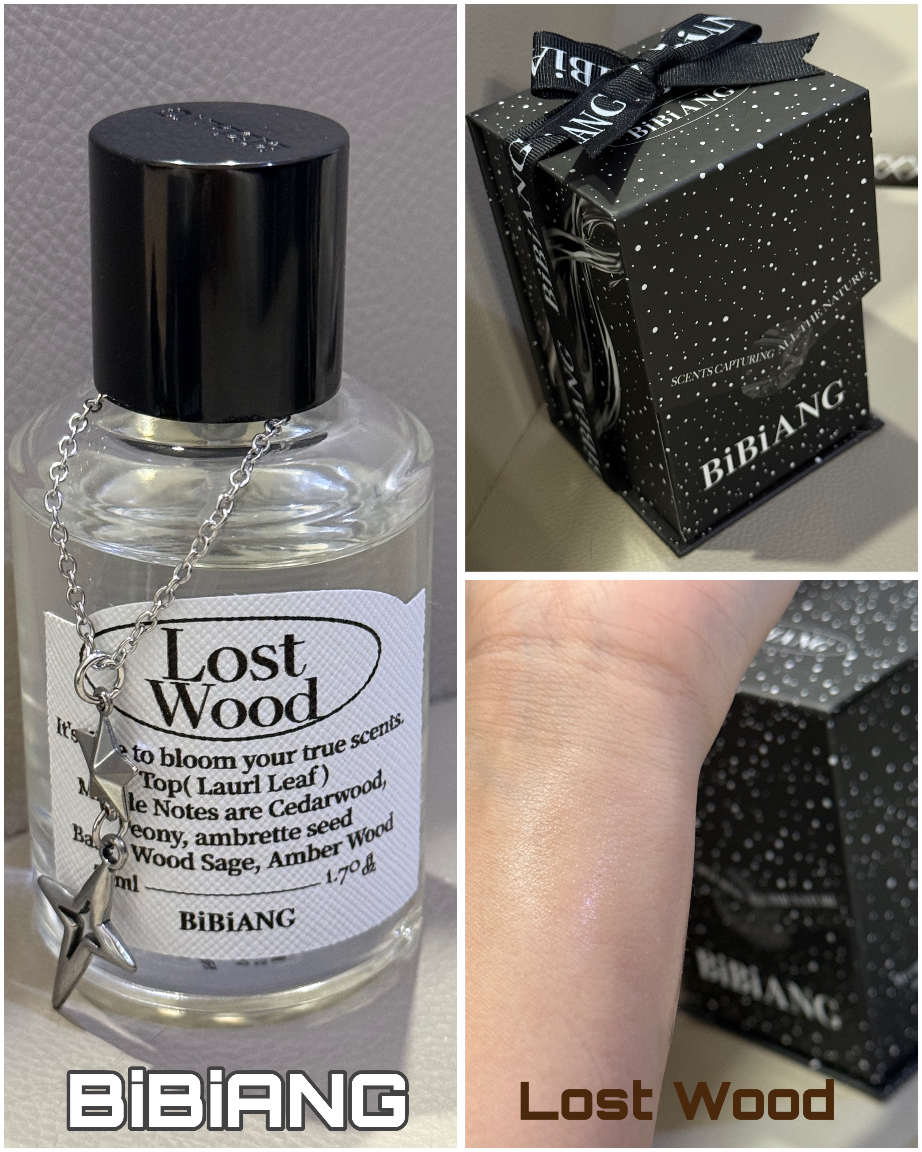 #BiBiANG #PR

Lost Wood
やわらかなウッドの質感がほのかに広がる、穏やかで深みのある香り🌳
爽やかな第一印象で、時間の経過とともに温もりを感じる🥺💖
男性向きの香りなのかな？って届く前は思ってたけど意外とスッと甘