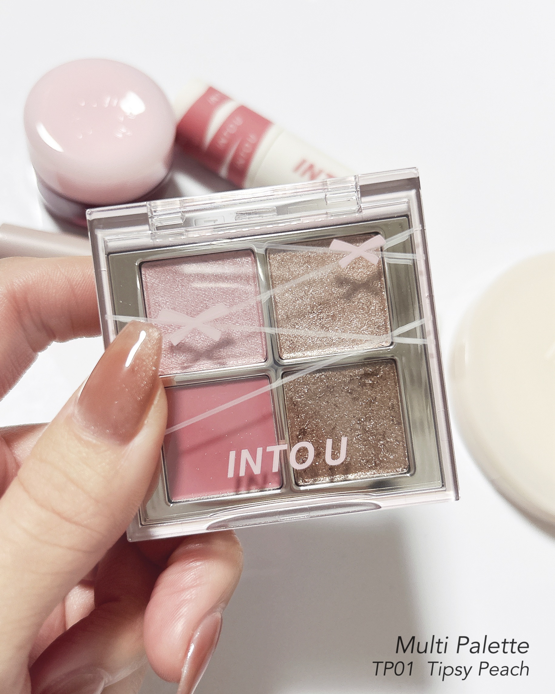 スーパーマットリップ＆チークマッド/INTO U/口紅を使ったクチコミ（2枚目）