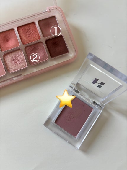 マイフェイブピースアイシャドウ/HOLIKA HOLIKA/単色アイシャドウを使ったクチコミ(1枚目)