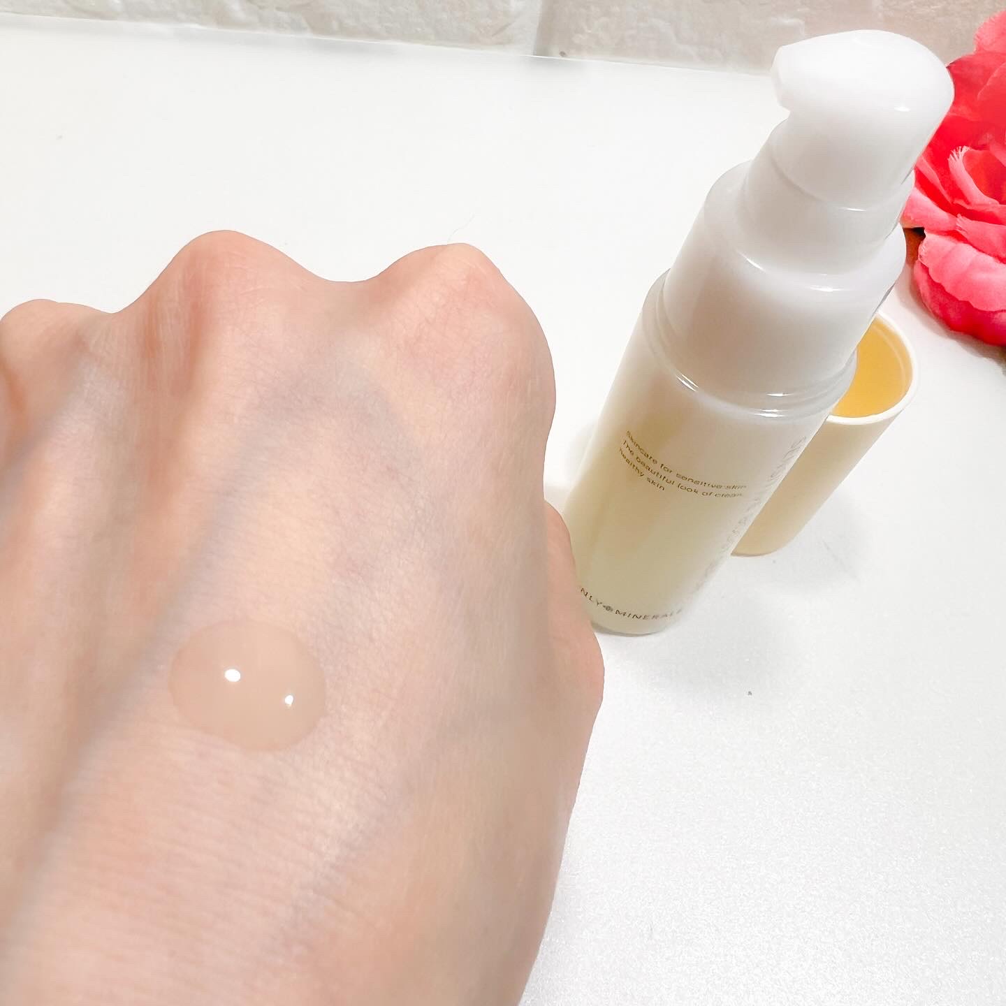 Nude センシティブモイストローション/ONLY MINERALS/化粧水を使ったクチコミ（3枚目）