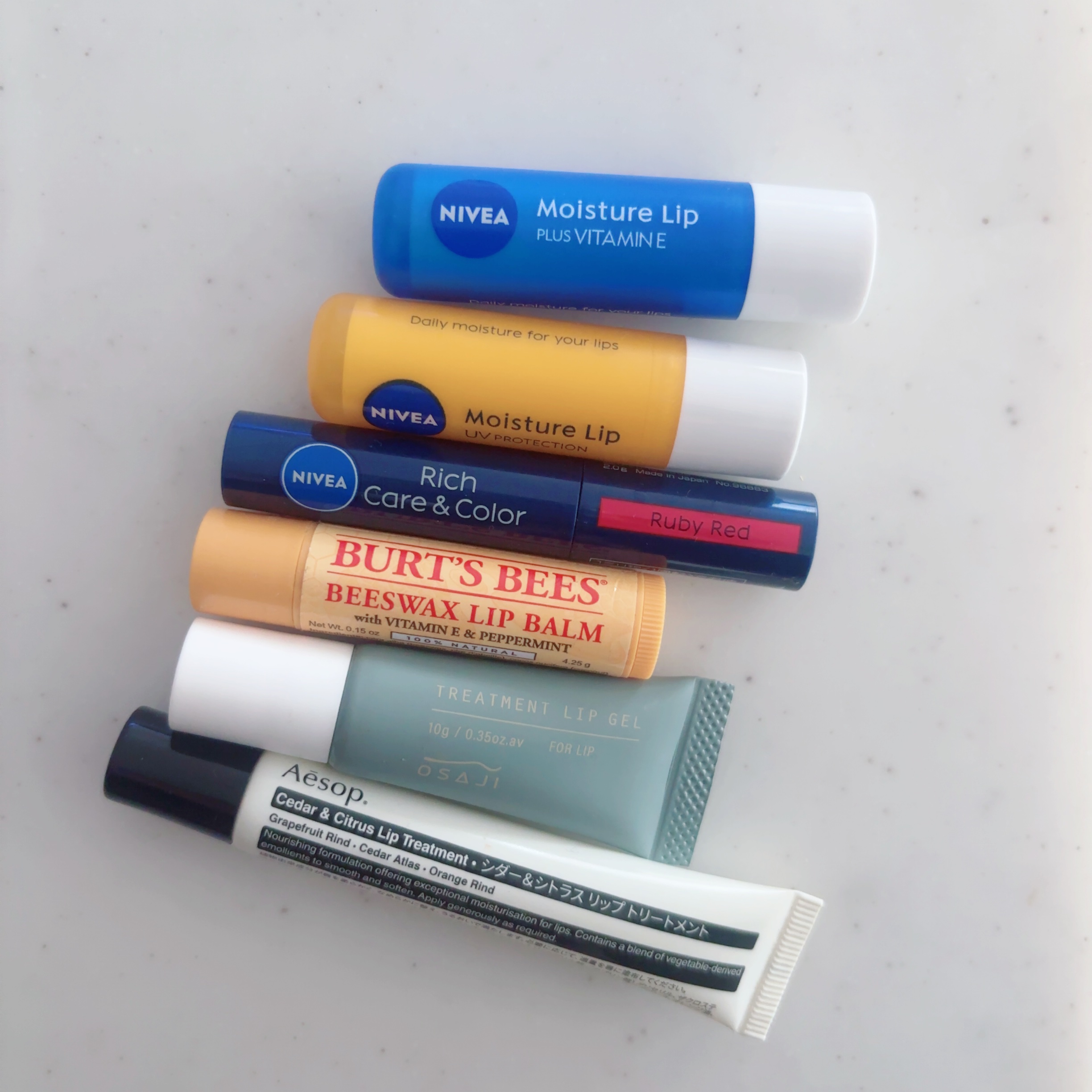 ニベア リッチケア＆カラーリップ/ニベア/リップクリームを使ったクチコミ（1枚目）