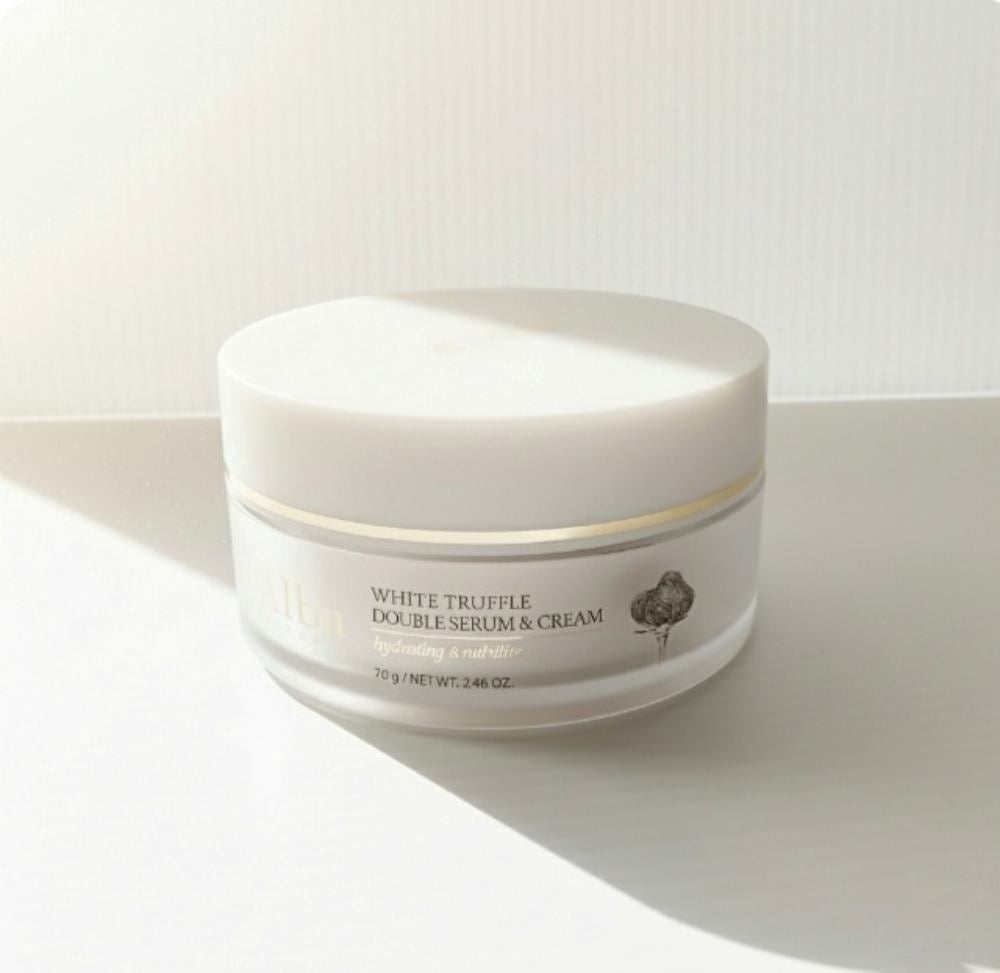 ホワイトトリュフダブルセラムアンドクリーム/ダルバ/フェイスクリームを使ったクチコミ(4枚目)