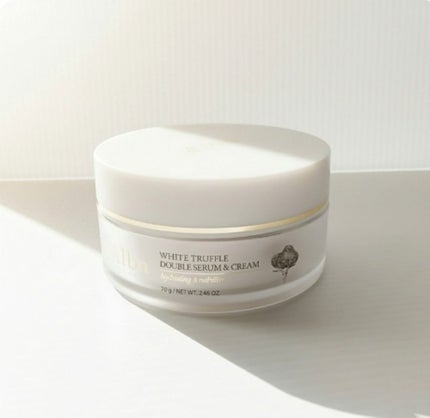 ホワイトトリュフダブルセラムアンドクリーム/ダルバ/フェイスクリームを使ったクチコミ(4枚目)