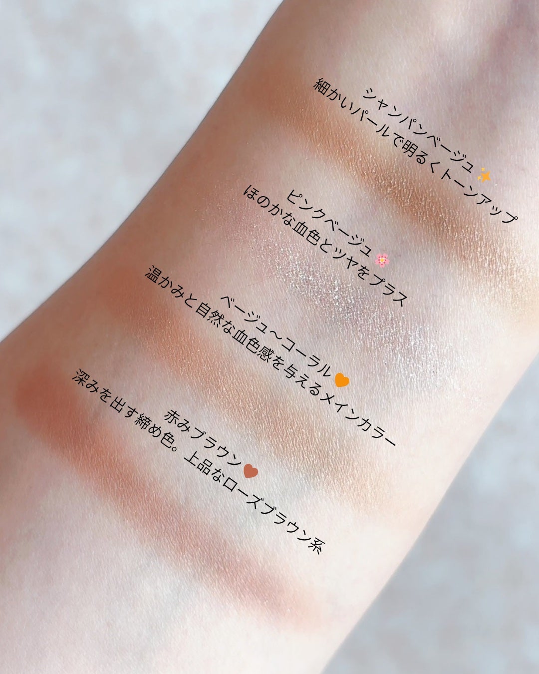 リアルクローズシャドウ/excel/アイシャドウパレットを使ったクチコミ(4枚目)