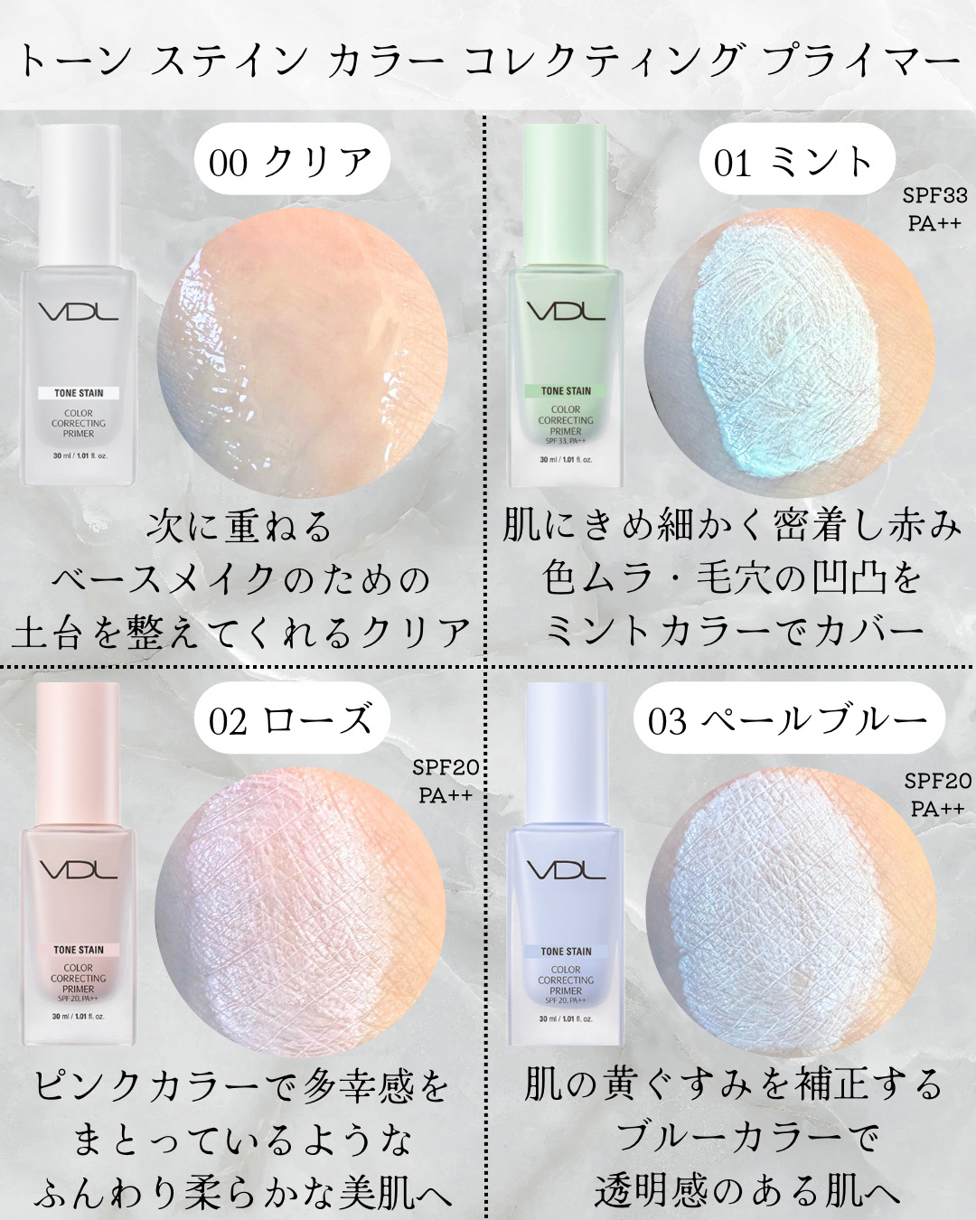 トーンステインカラーコレクティングプライマー/VDL/化粧下地を使ったクチコミ（2枚目）