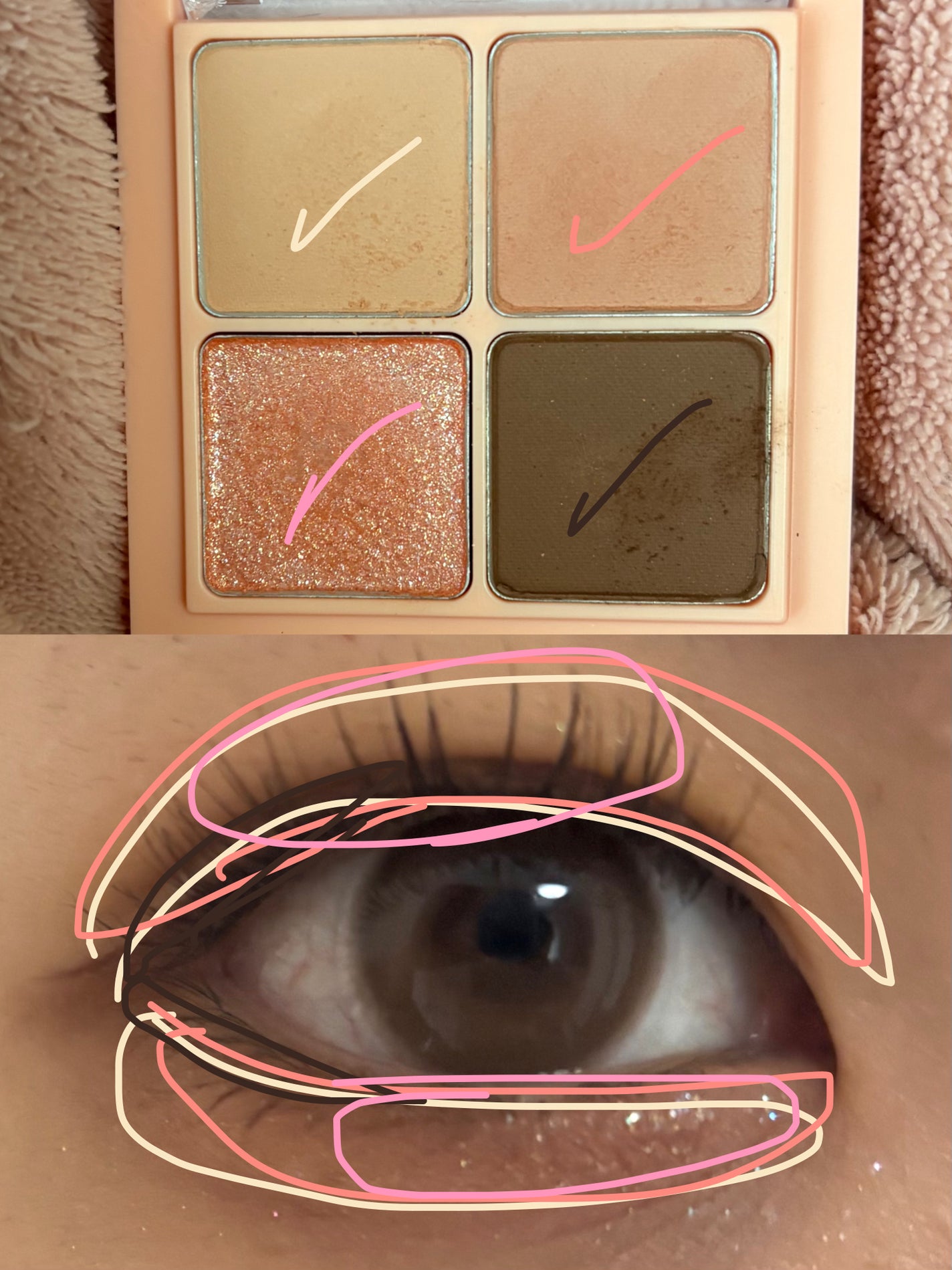 ベターザンアイズ/rom&nd/アイシャドウパレットを使ったクチコミ(2枚目)