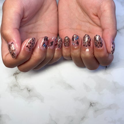 #ネイル,#ニュアンスネイル,#ジェルネイル,#ギャルネイル,#ネイル,#城陽ネイルのネイルデザイン