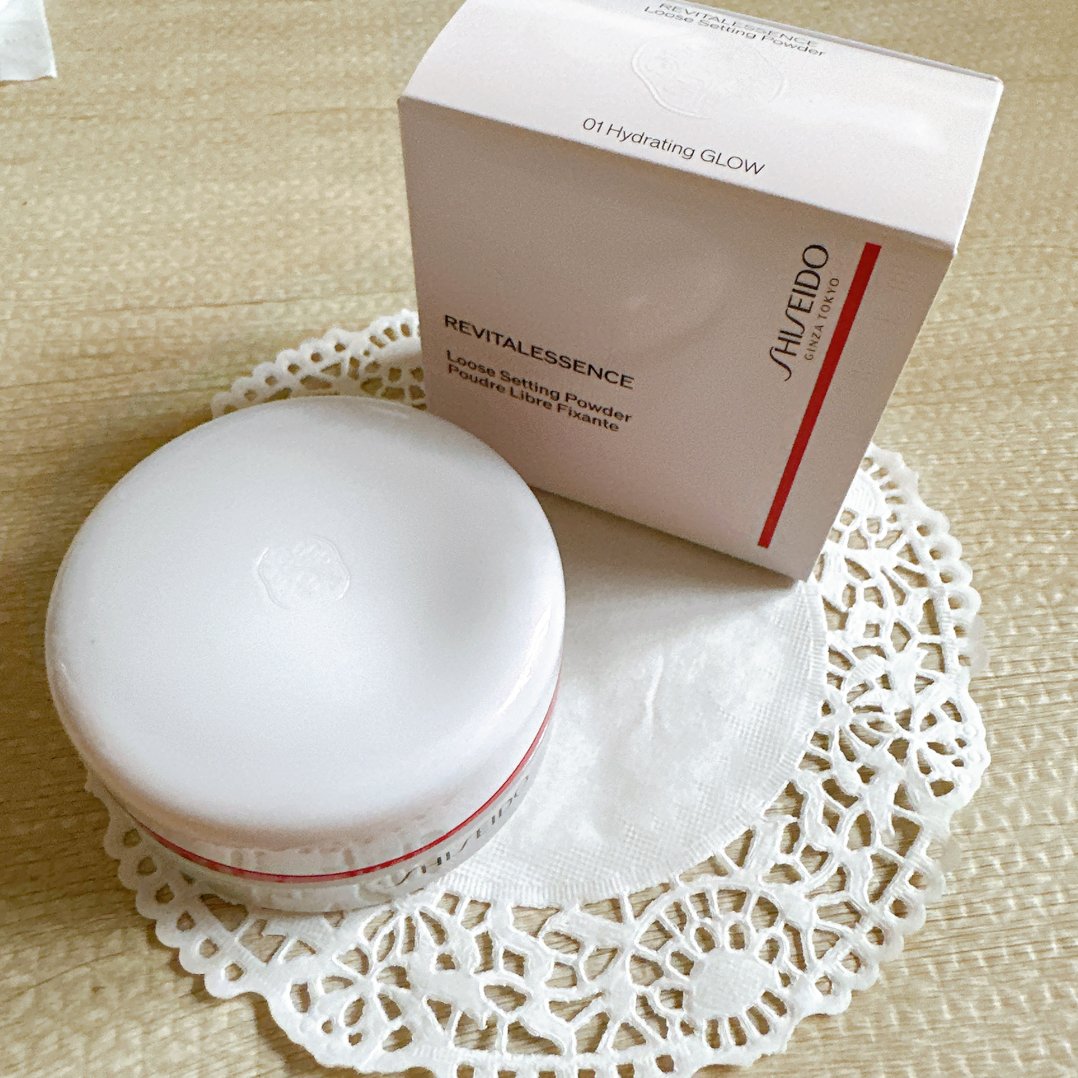 SHISEIDO エッセンス スキンセッティング パウダー 01 Hydrating GLOW/SHISEIDO/ルースパウダーを使ったクチコミ（2枚目）