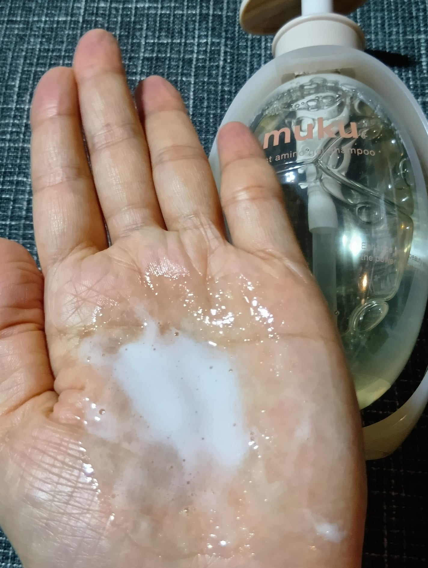 ムク+ モイスト アミノジェル シャンプー/ヘアトリートメント/muku+/市販シャンプーを使ったクチコミ(7枚目)