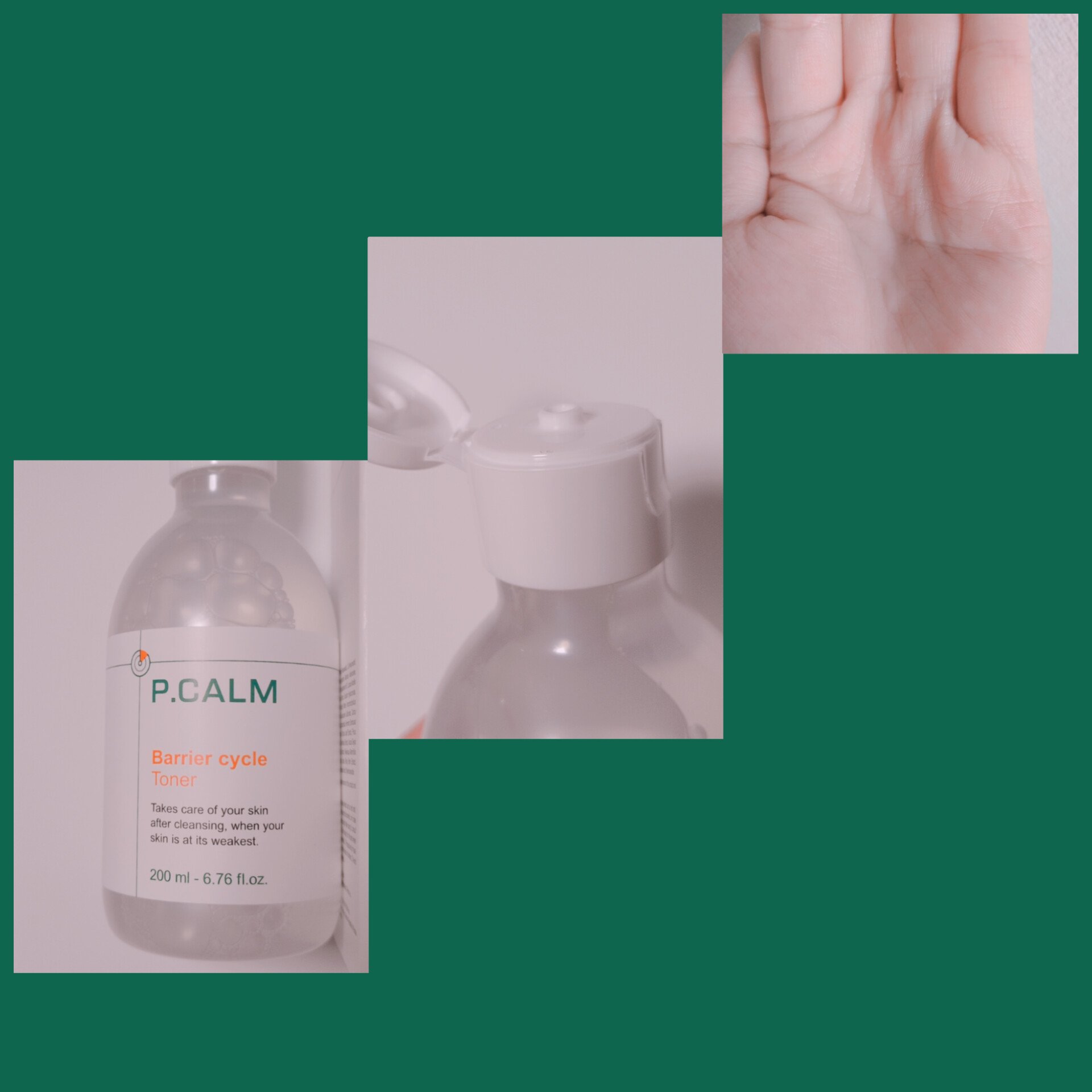 バリアサイクルトナー/P.CALM/化粧水を使ったクチコミ（2枚目）