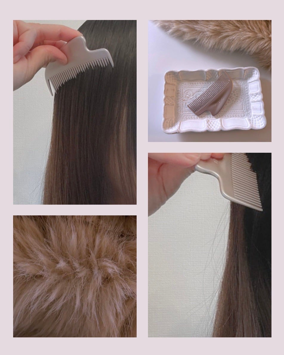 サロニア グロッシーケア メタルカッサコーム/SALONIA/ヘアコームを使ったクチコミ(3枚目)