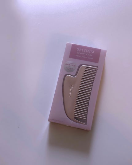 サロニア グロッシーケア メタルカッサコーム/SALONIA/ヘアコームを使ったクチコミ(2枚目)