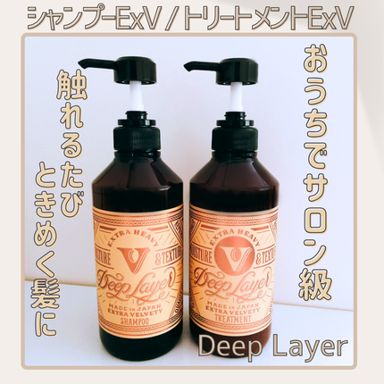 ディープレイヤー シャンプーExV/トリートメントExV 【プロフェッショナルユース】/DeepLayer/サロンシャンプーを使ったクチコミ(1枚目)