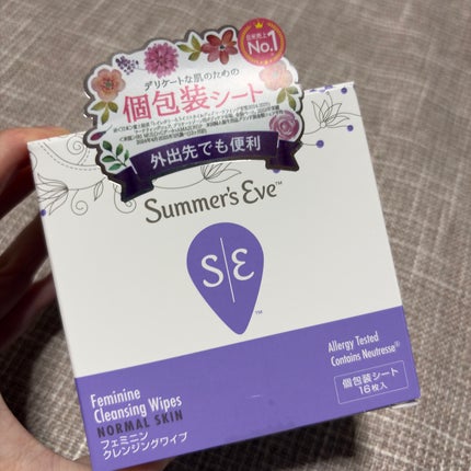 フェミニンクレンジングワイプ ノーマルスキン/Summer's Eve(サマーズイブ)/デリケートゾーンケアを使ったクチコミ(1枚目)