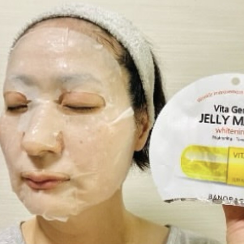 ビタ ジェニックゼリーマスク/BANOBAGI/シートマスク・パックを使ったクチコミ（2枚目）