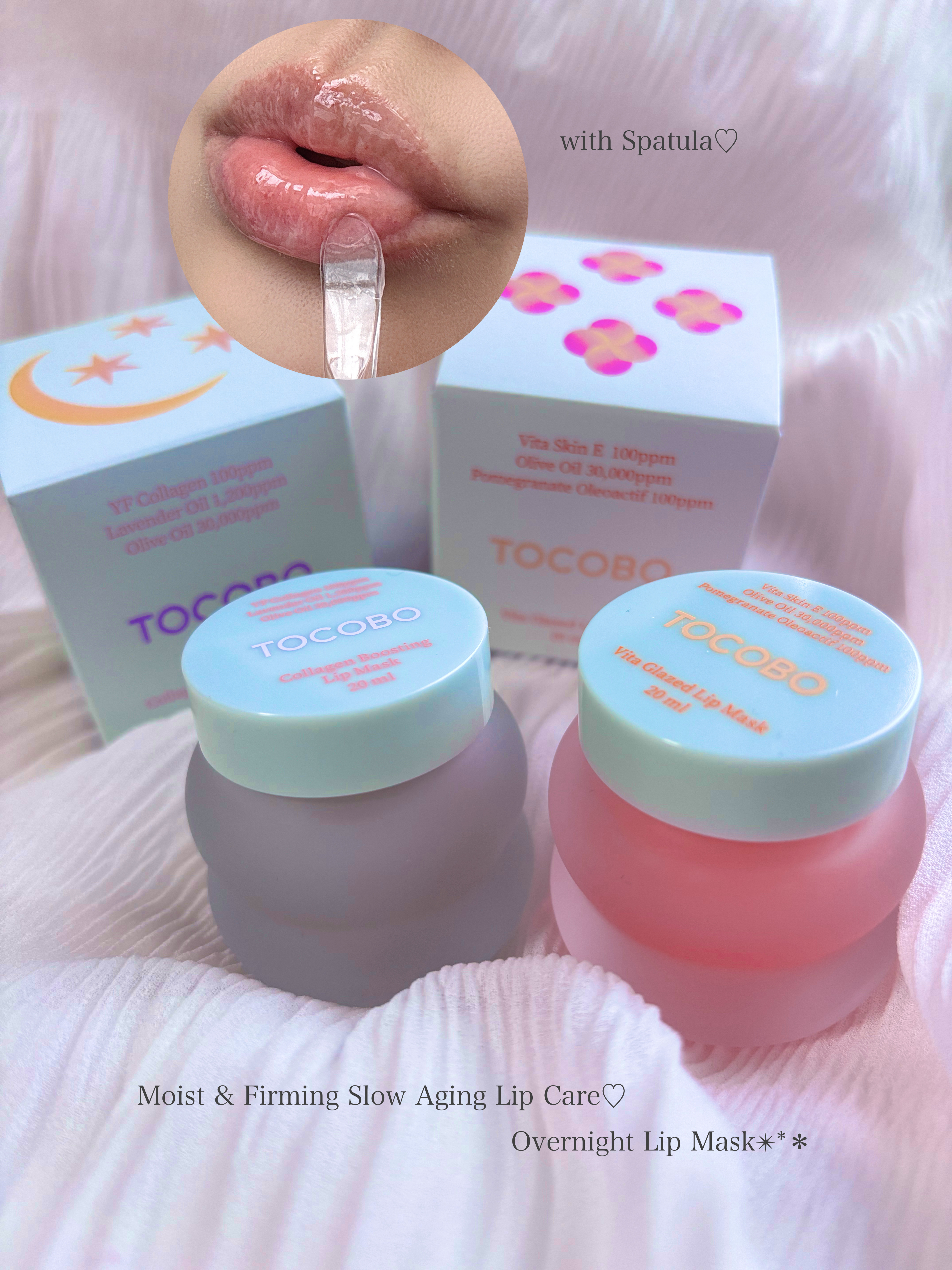 ビタグレーズドリップマスク/TOCOBO/リップマスクを使ったクチコミ（2枚目）