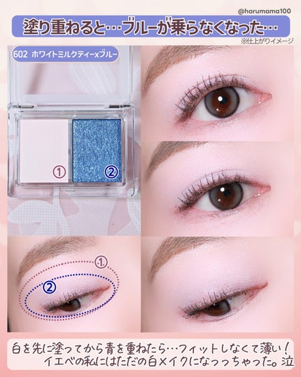 アイシャドウDUO/チャコット・コスメティクス/アイシャドウパレットを使ったクチコミ(4枚目)