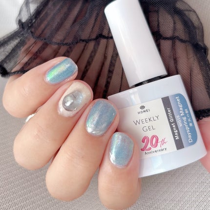 HOMEI HOMEI ウィークリージェルのクチコミ「❥
こんにちわ𓂅꙳𖤐
𝙃𝙊𝙈𝙀𝙄オフィシャルネイリストの
@au_nail です〰︎♡
.....」(3枚目)