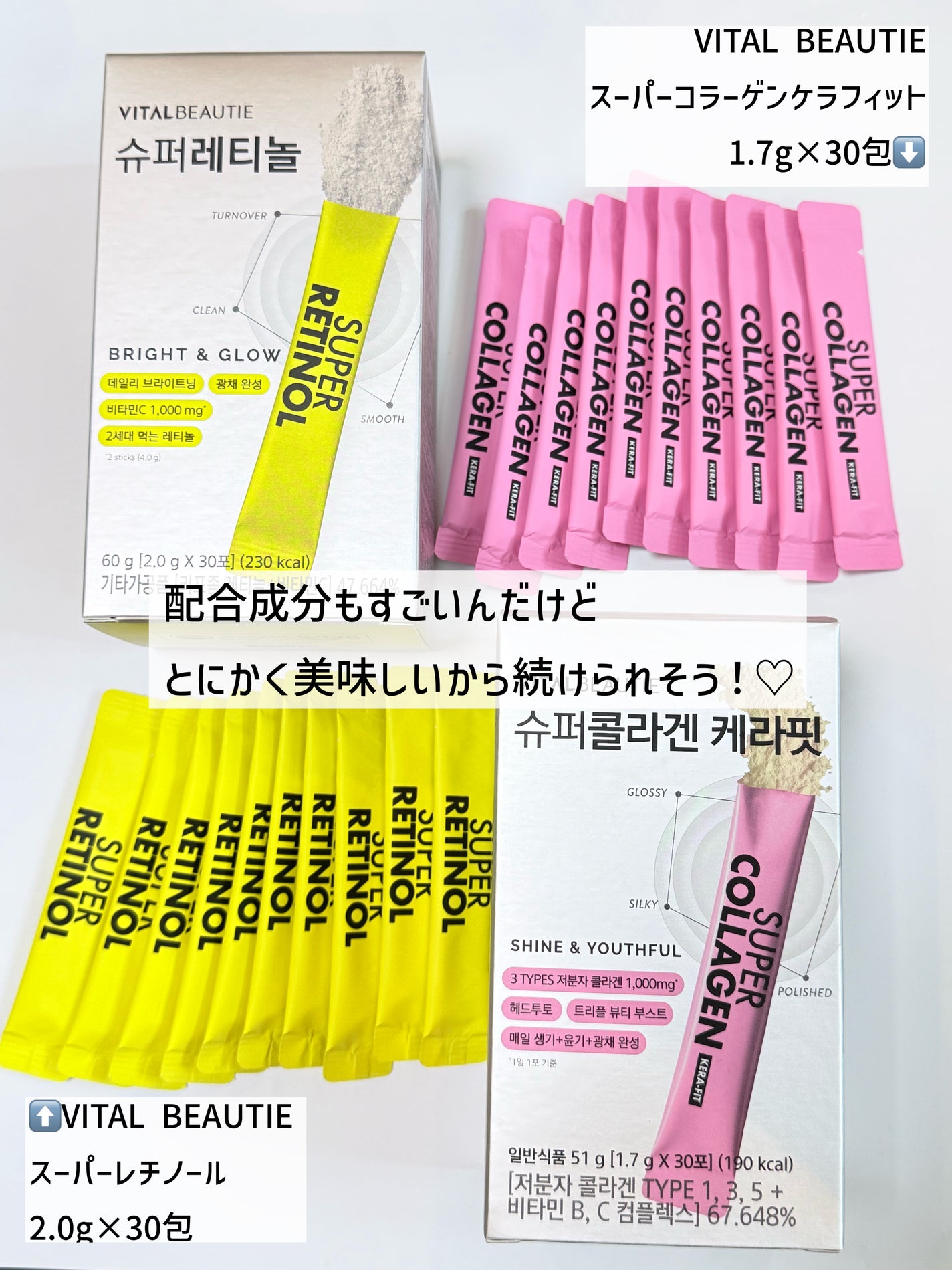 スーパーレチノールC/VITALBEAUTIE/美容サプリメントを使ったクチコミ(2枚目)