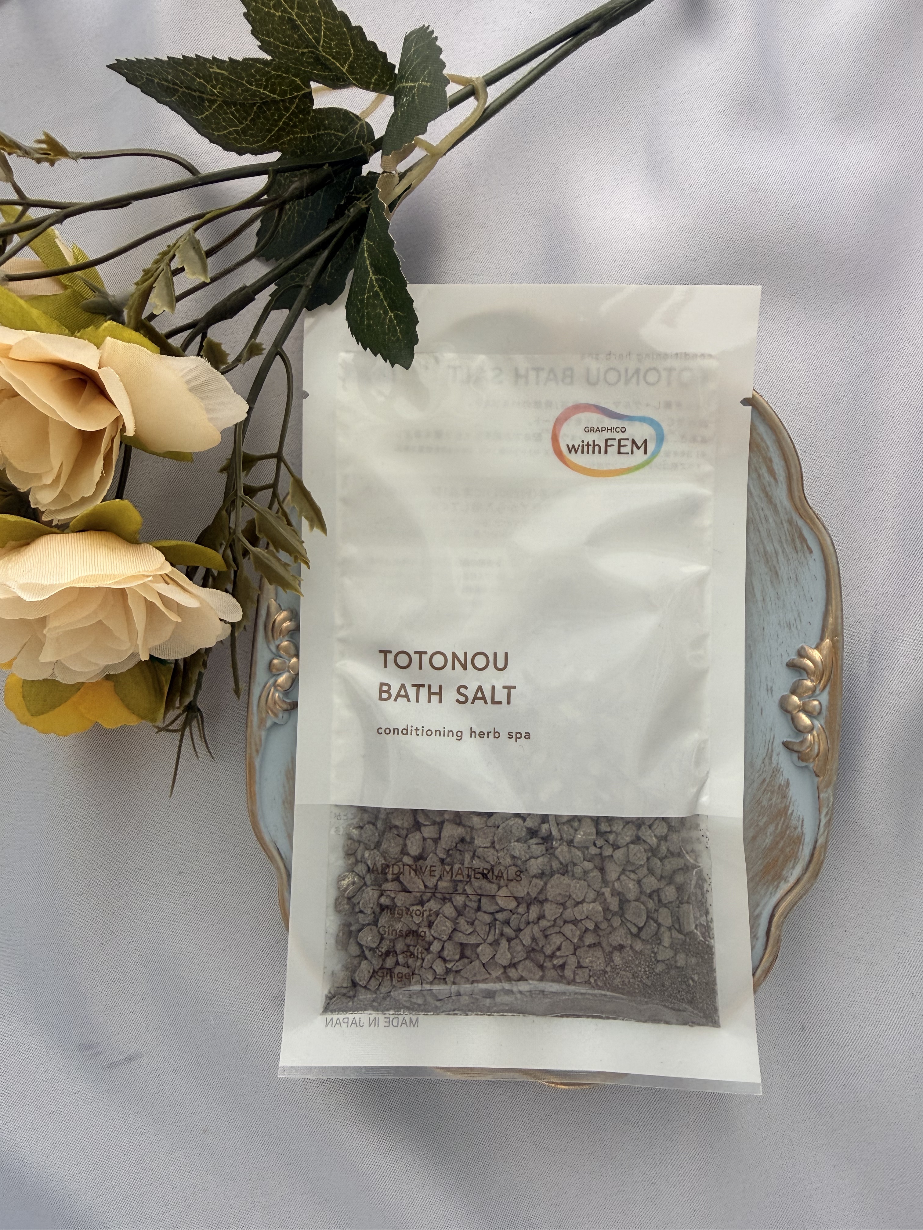 TOTONOU　BATH SALT/ウィズフェム/入浴剤を使ったクチコミ（1枚目）