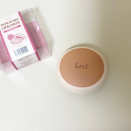 どら焼きリップ&チーク/&nd by rom&nd/マルチパレットを使ったクチコミ(1枚目)