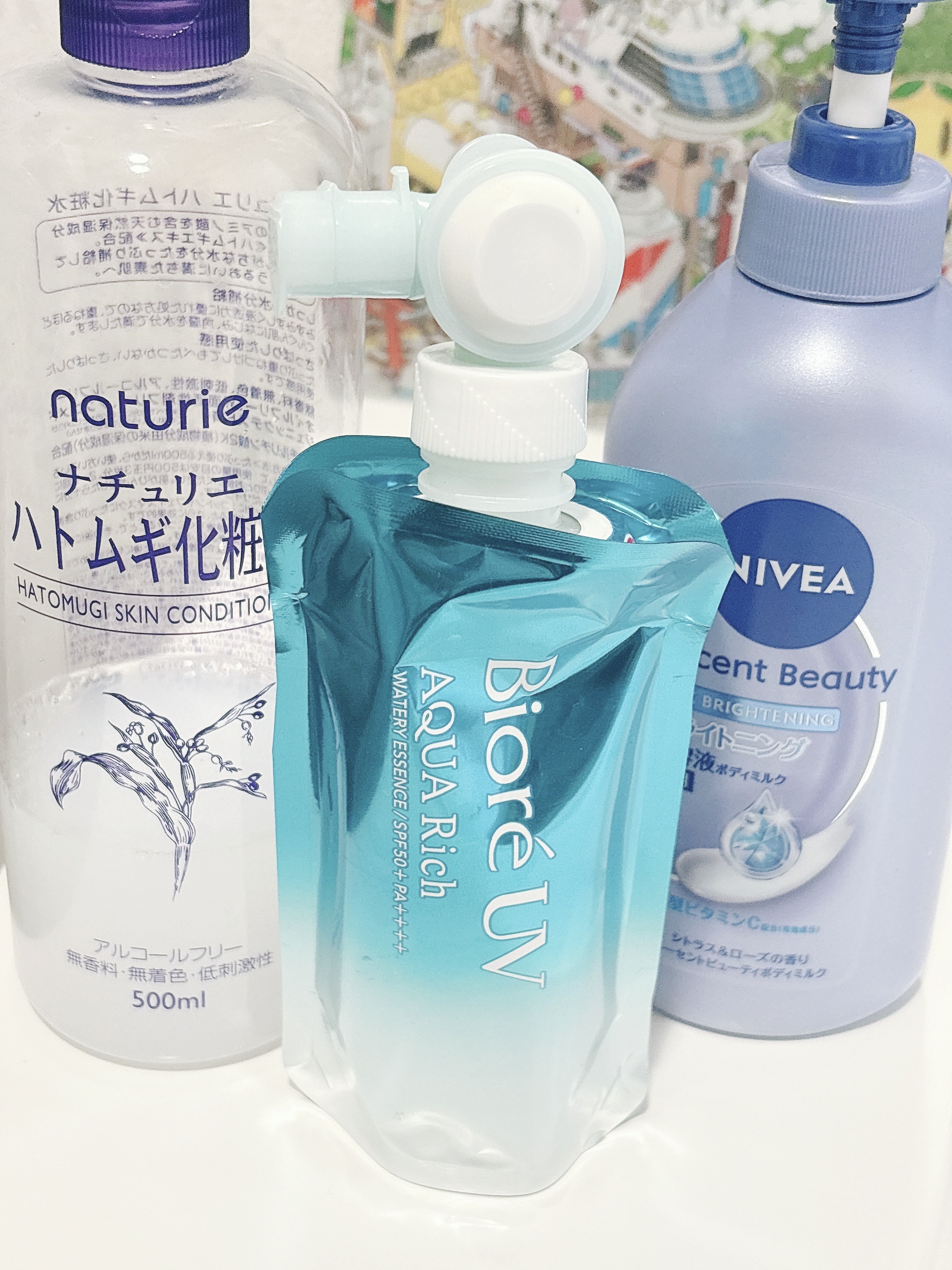 ビオレUV アクアリッチ ウォータリーエッセンス/ビオレ/日焼け止めローションを使ったクチコミ（1枚目）